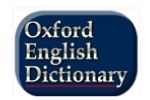 Oxford English Dictionary logo.